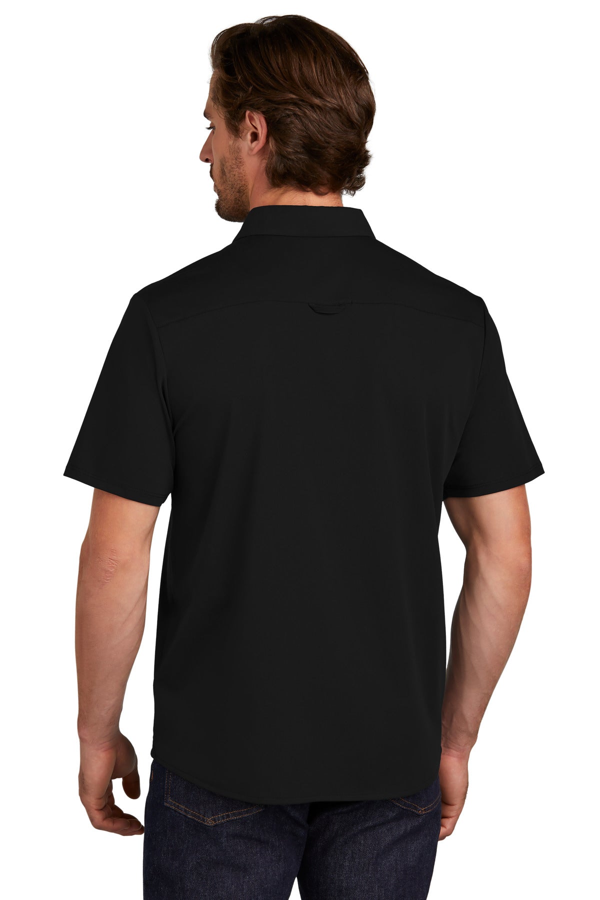 Custom Embroidered OGIO Extend Short Sleeve Button-Up OG160,Blacktop