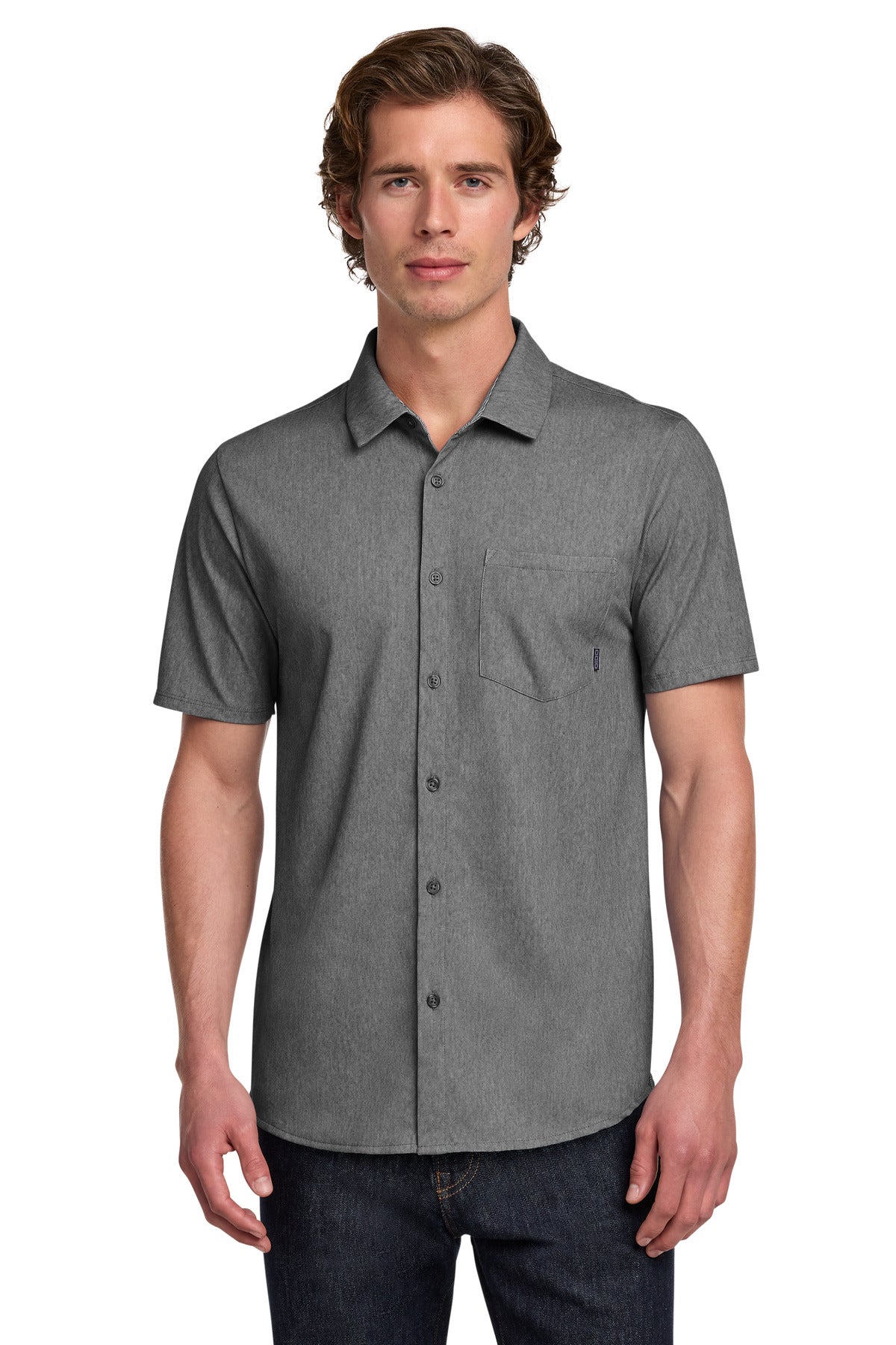 Custom Embroidered OGIO Polos/Knits in Blacktop Heather