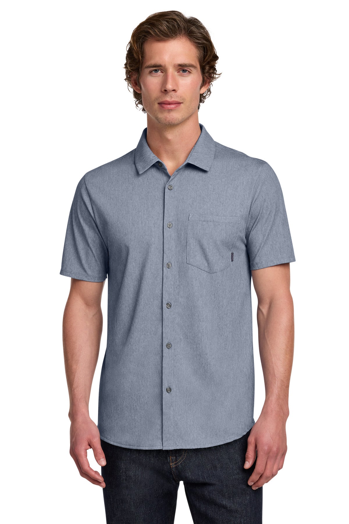 Custom Embroidered OGIO Polos/Knits in Deep Blue Heather