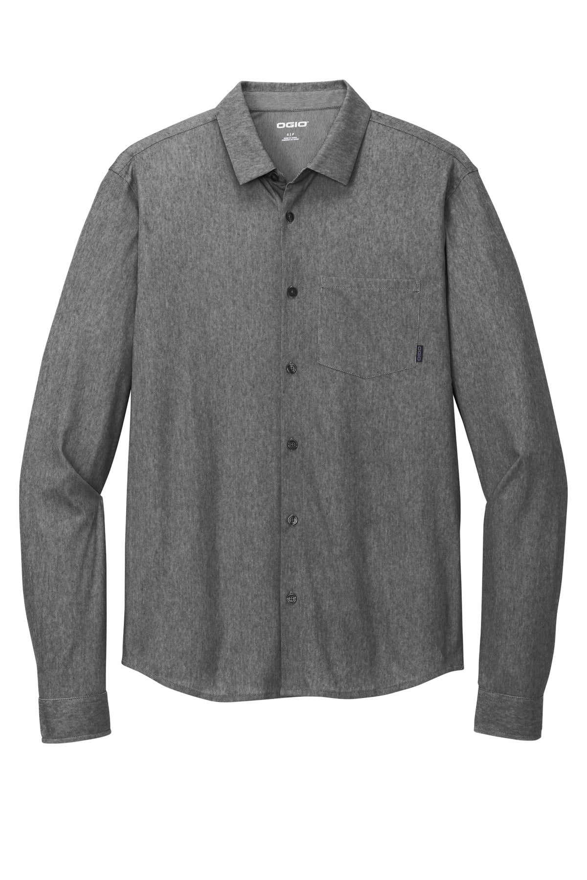Custom Embroidered OGIO Polos/Knits in Blacktop Heather