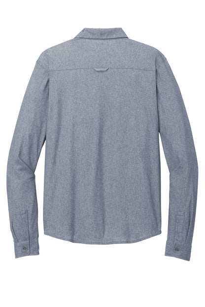 Custom Embroidered OGIO Polos/Knits in Deep Blue Heather