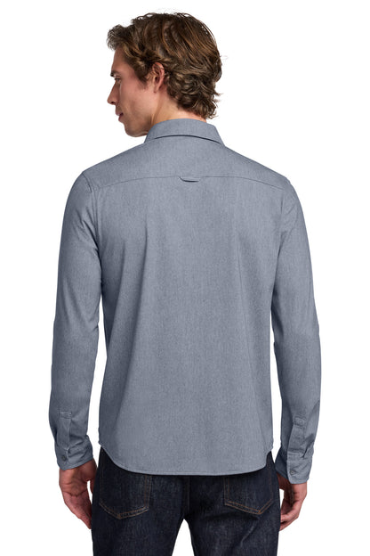 Custom Embroidered OGIO Polos/Knits in Deep Blue Heather