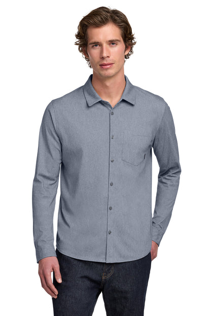 Custom Embroidered OGIO Polos/Knits in Deep Blue Heather