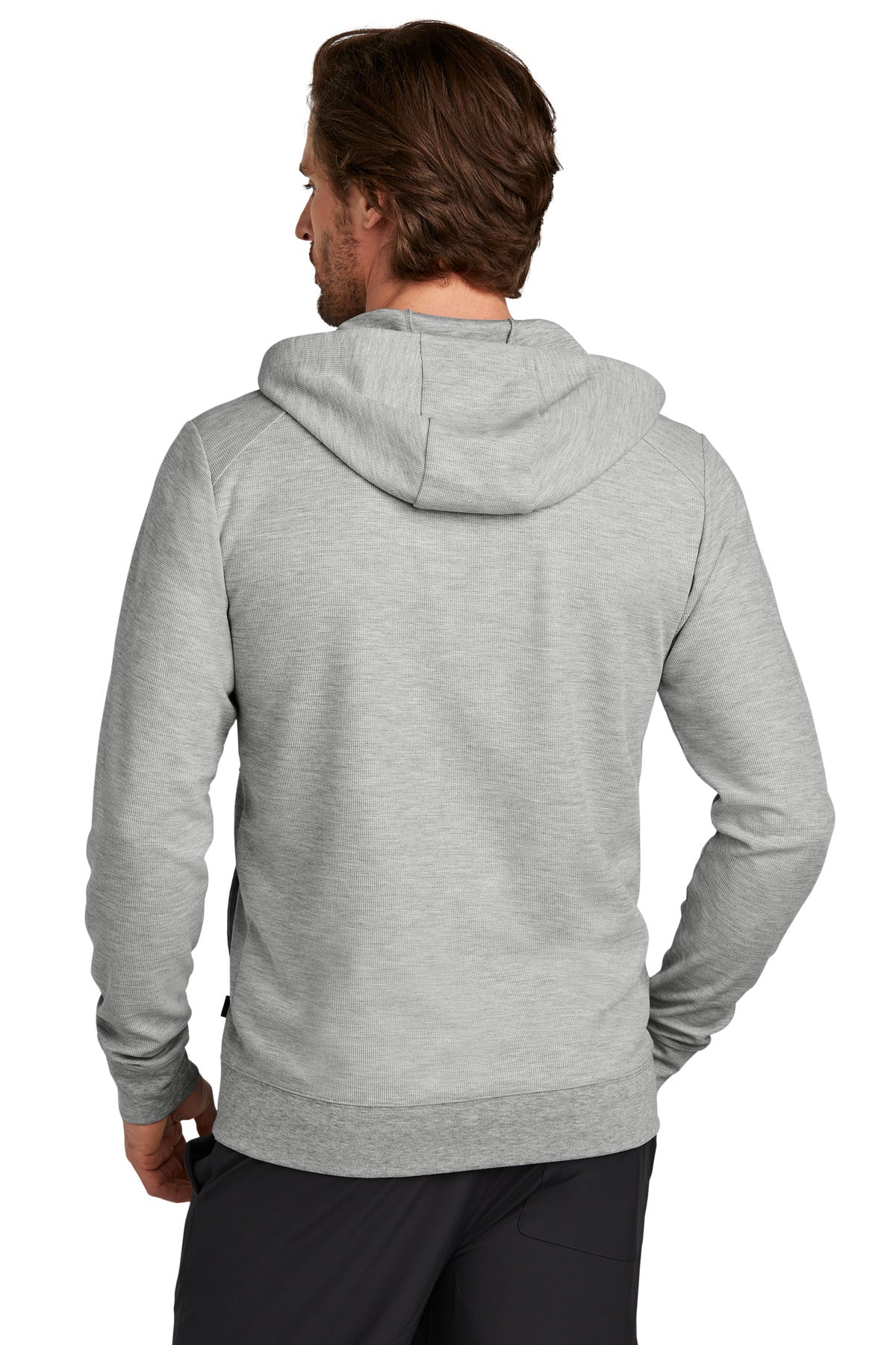 Custom Embroidered OGIO Revive Full-Zip OG162,Light Heather Grey