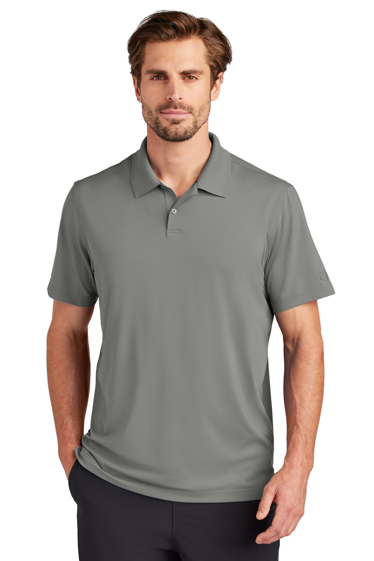 Custom Embroidered OGIO Polos/Knits in Petrol Grey