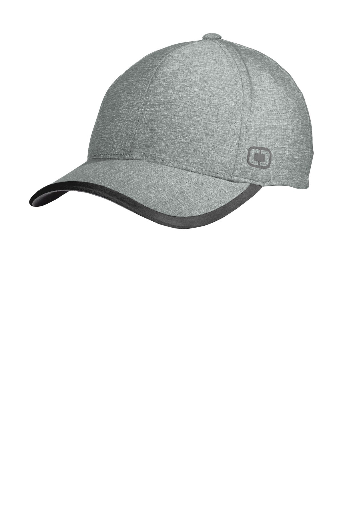 Custom Embroidered OGIO Caps in Heather Gear Grey