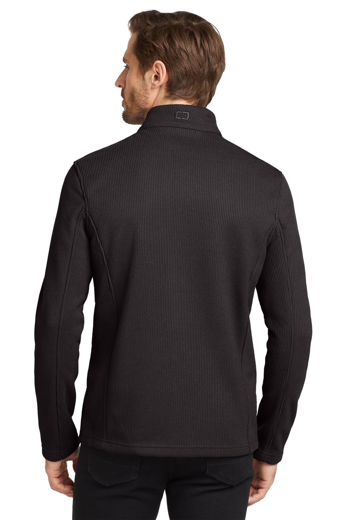 Custom Embroidered OGIO  Grit Fleece Jacket. OG727,Blacktop
