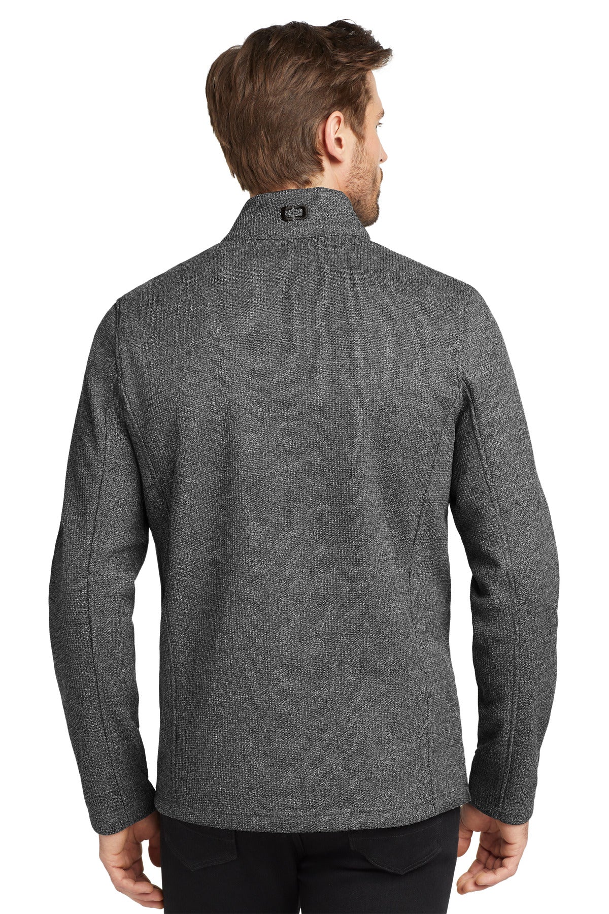 Custom Embroidered OGIO  Grit Fleece Jacket. OG727,Diesel Grey Heather