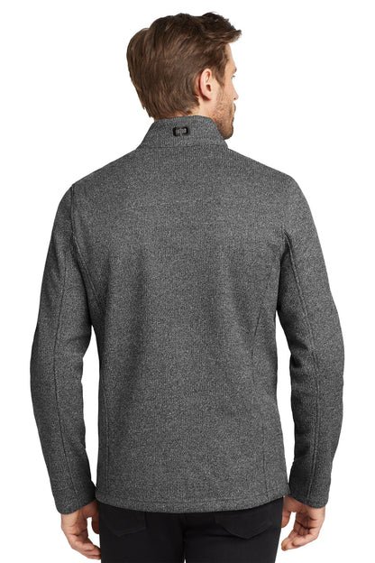 Custom Embroidered OGIO  Grit Fleece Jacket. OG727,Diesel Grey Heather