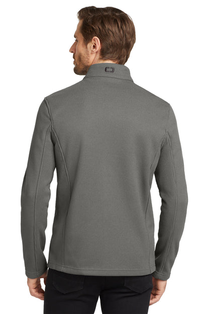 Custom Embroidered OGIO  Grit Fleece Jacket. OG727,Gear Grey