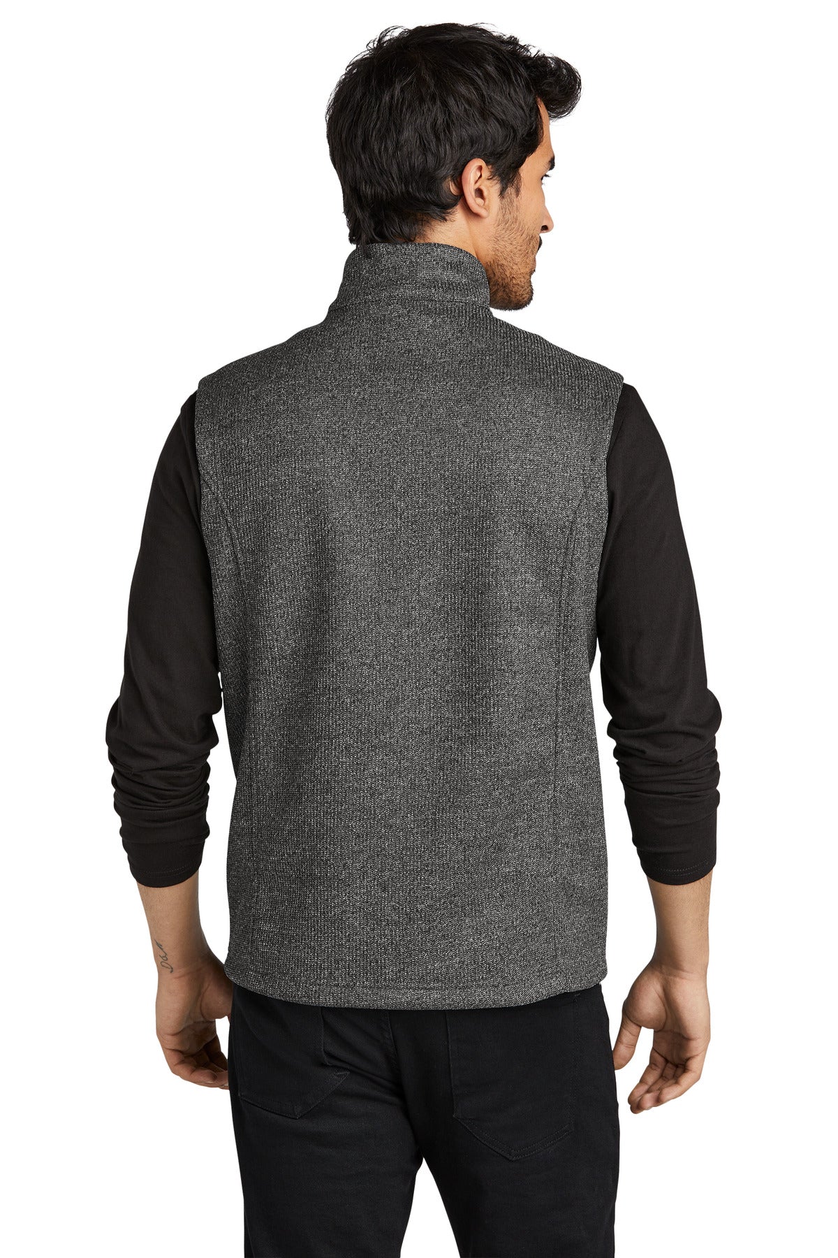 Custom Embroidered OGIO Grit Fleece Vest OG730,Diesel Grey Heather