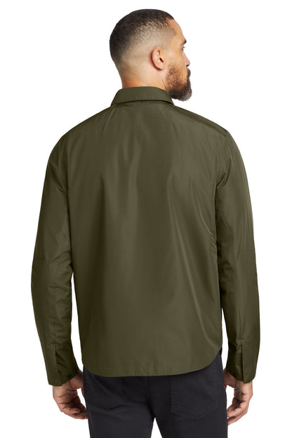 Custom Embroidered OGIO  Reverse Shirt Jacket. OG754,Drive Green