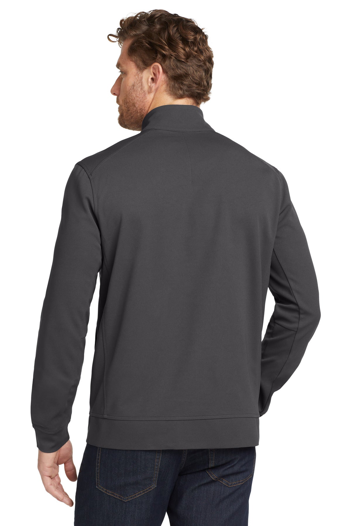 Custom Embroidered OGIO  Hinge Full-Zip. OG820,Tarmac Grey