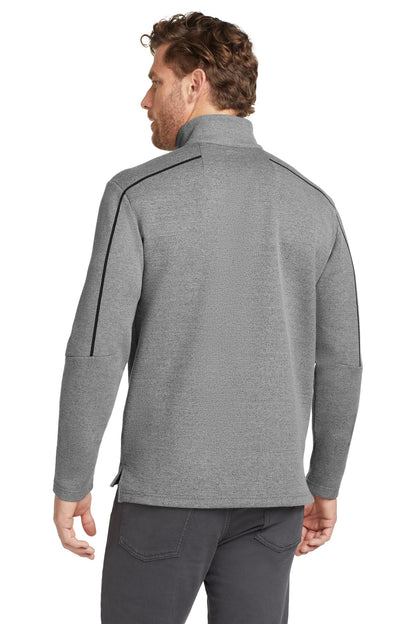 Custom Embroidered OGIO  Transition 1/4-Zip. OG821,Petrol Grey Heather