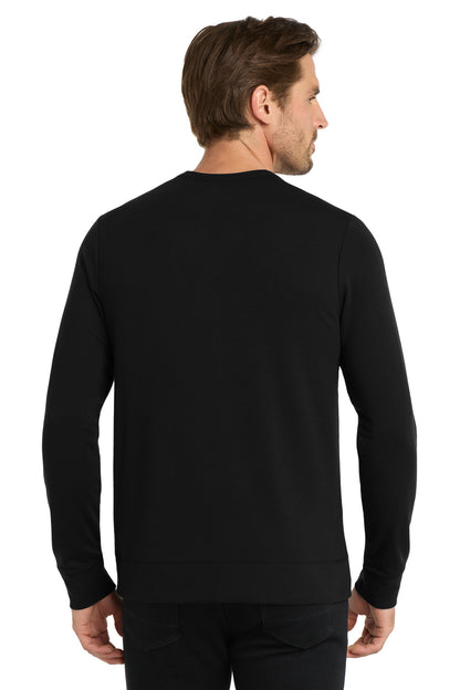 Custom Embroidered OGIO Luuma Flex Long Sleeve Crew OG825,Blacktop