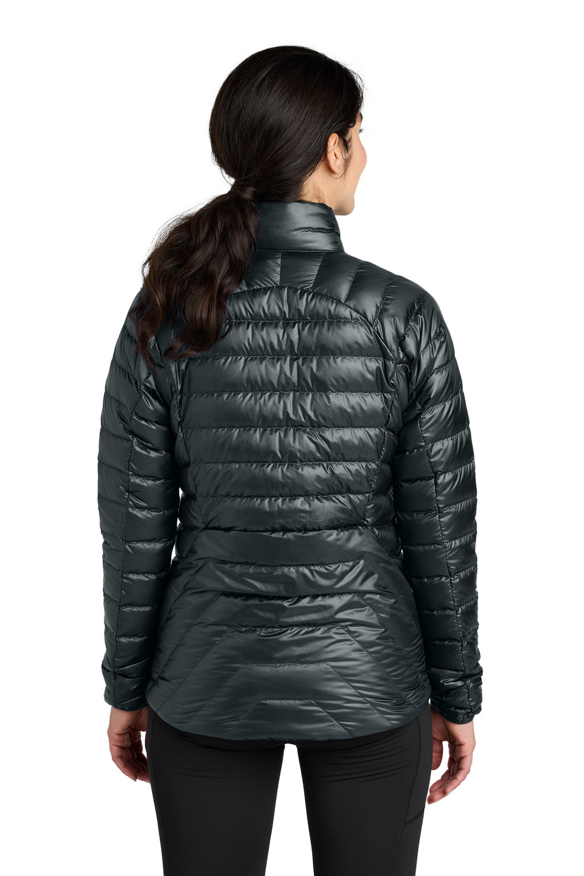 Custom Embroidered LIMITED EDITION Outdoor Research Women's 800 Tech Down Jacket OR322229,Black