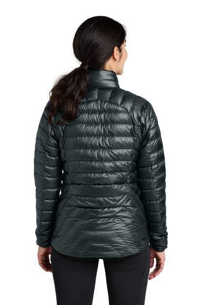 Custom Embroidered LIMITED EDITION Outdoor Research Women's 800 Tech Down Jacket OR322229,Black