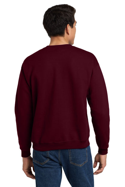 Custom Embroidered Hanes - EcoSmart Crewneck Sweatshirt.  P160,Maroon