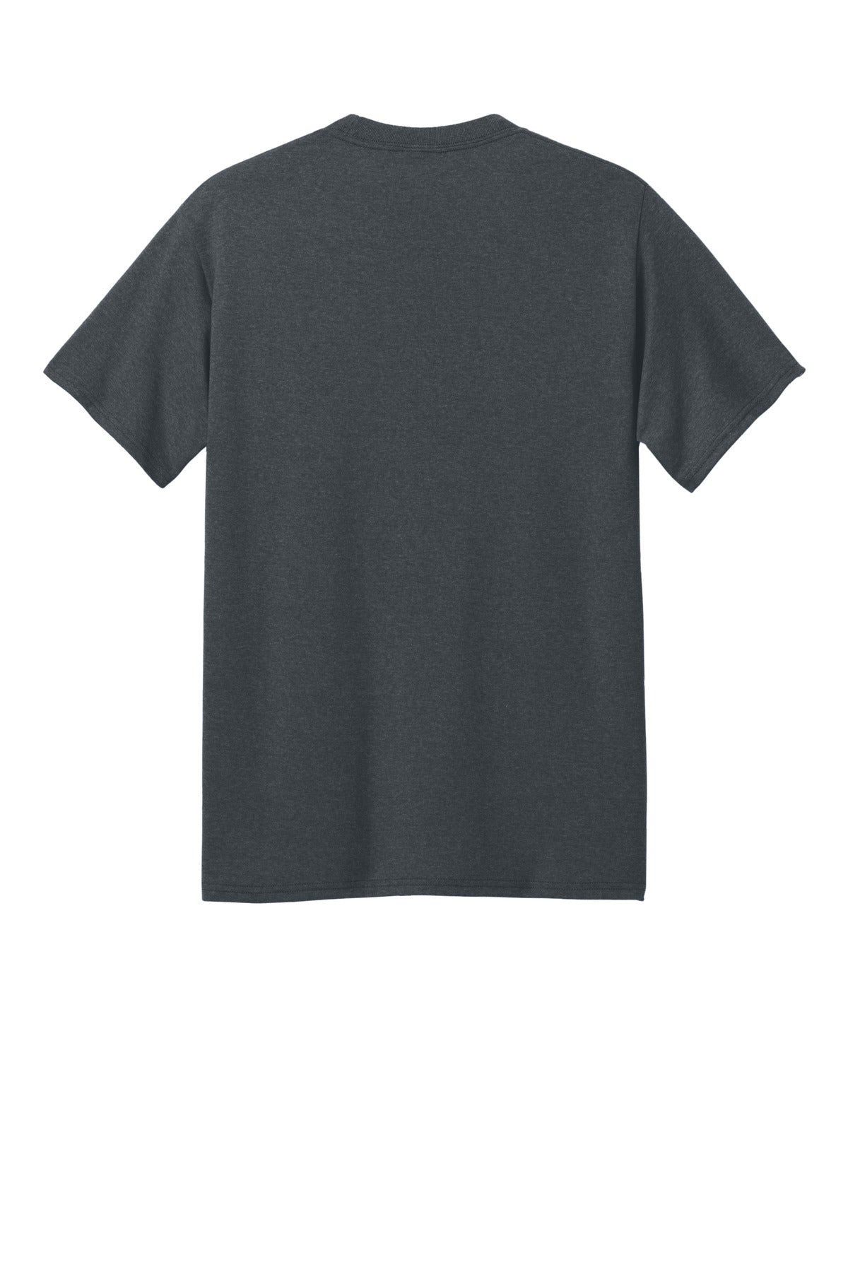 Custom Embroidered Port & Co T-Shirts  in Dark Heather Grey