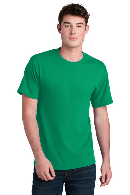 Custom Embroidered Port & Co T-Shirts  in Kelly
