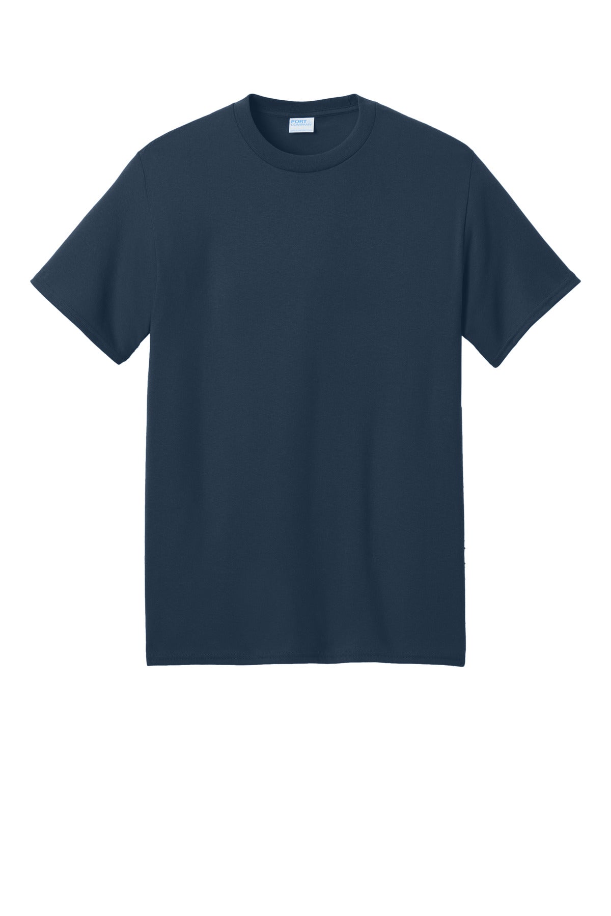 Custom Embroidered Port & Co T-Shirts  in Navy