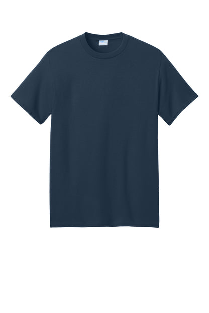 Custom Embroidered Port & Co T-Shirts  in Navy