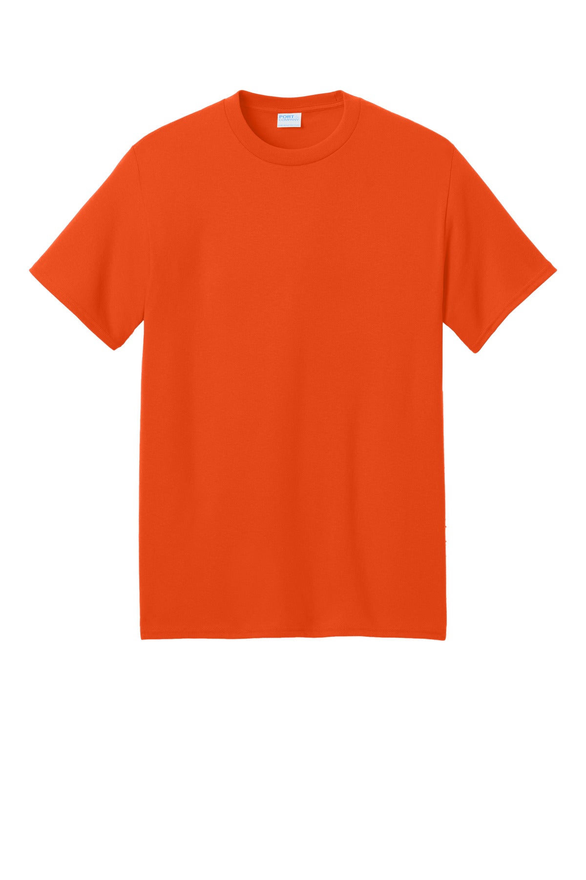 Custom Embroidered Port & Co T-Shirts  in Orange