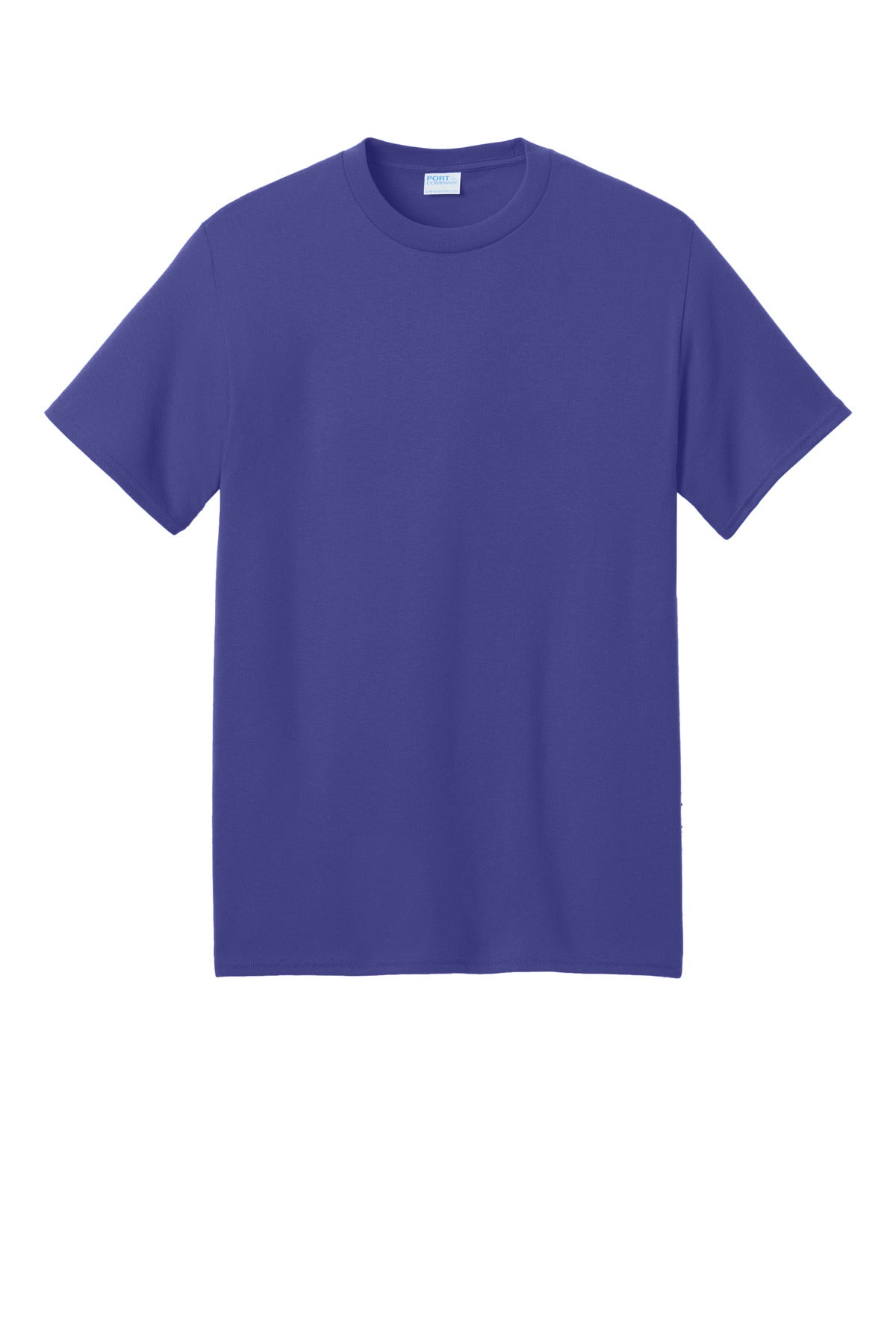Custom Embroidered Port & Co T-Shirts  in Purple
