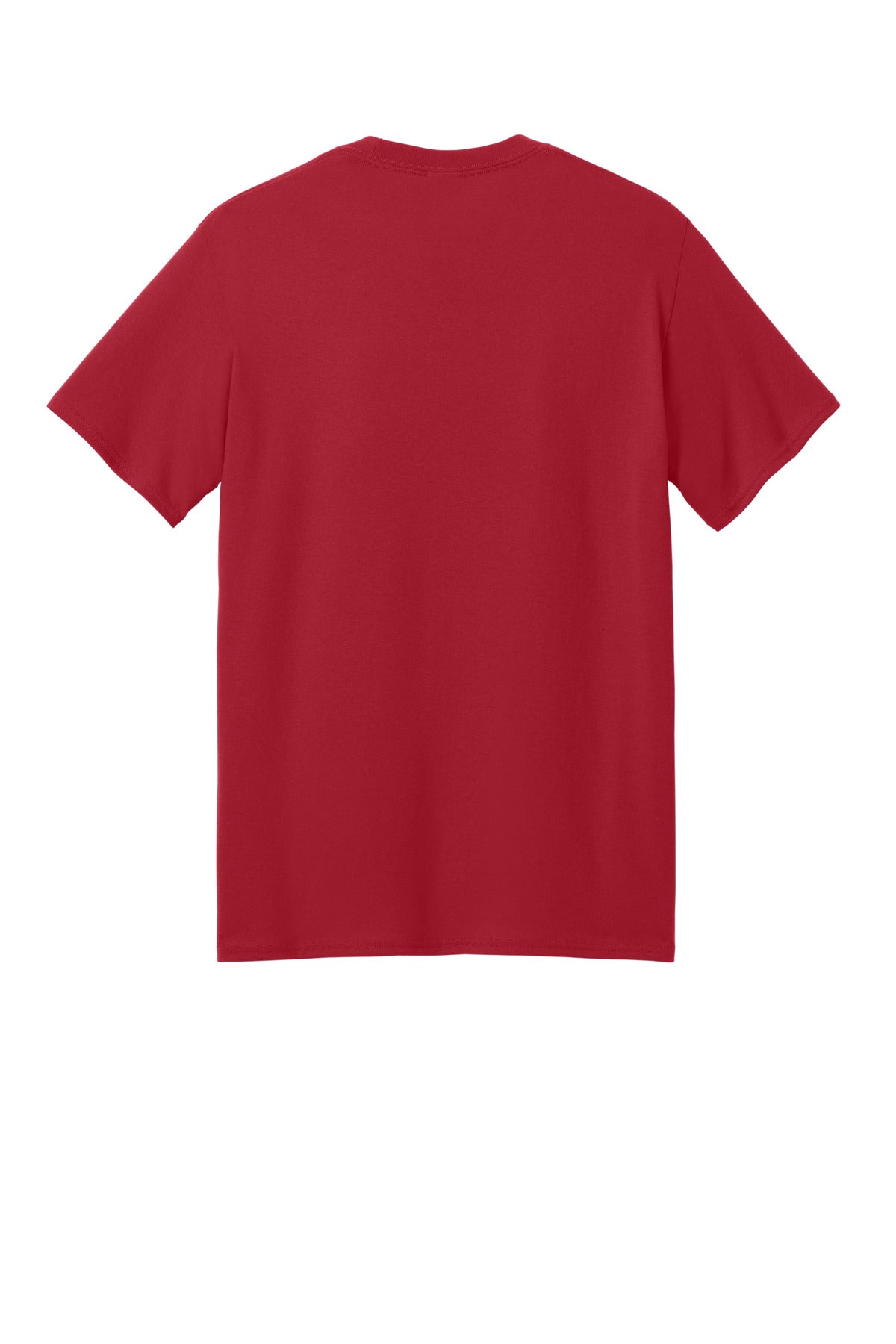 Custom Embroidered Port & Co T-Shirts  in Red