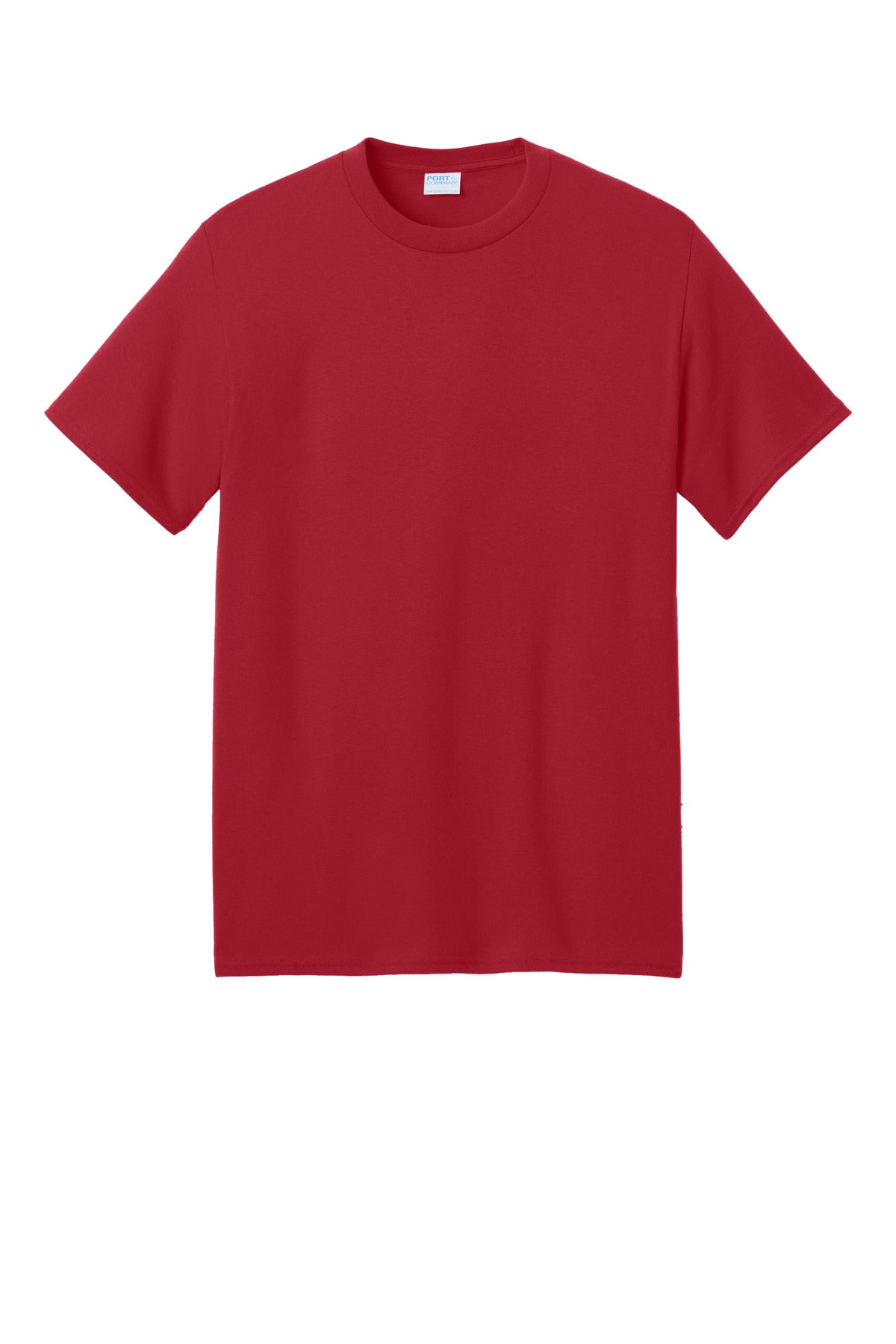 Custom Embroidered Port & Co T-Shirts  in Red