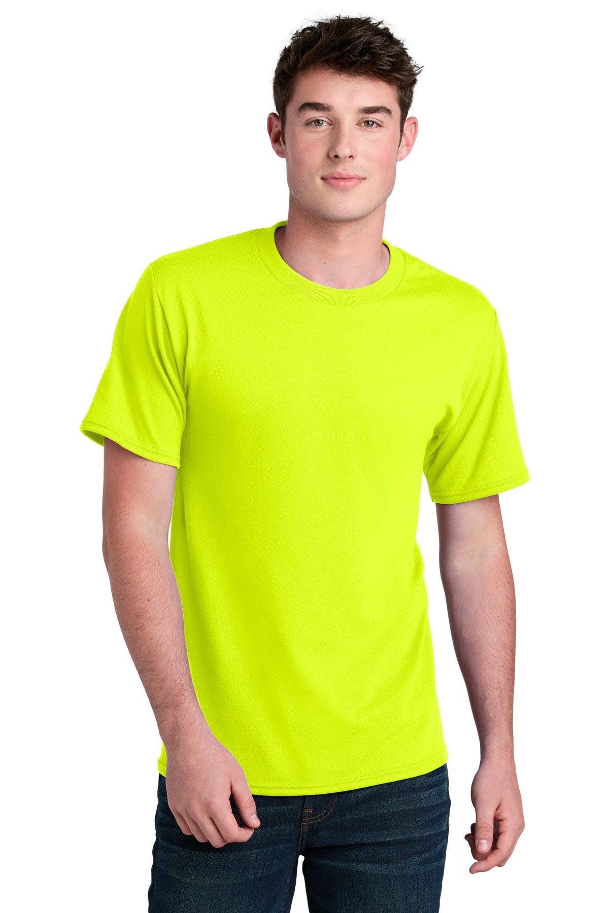 Custom Embroidered Port & Co T-Shirts  in S. Green