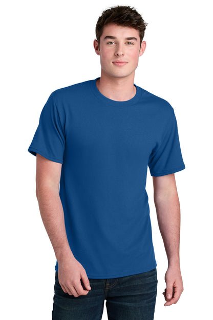 Custom Embroidered Port & Co T-Shirts  in True Royal