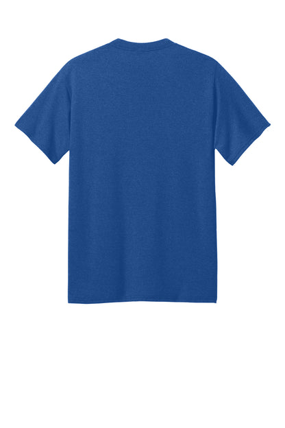Custom Embroidered Port & Co T-Shirts  in True Royal Heather