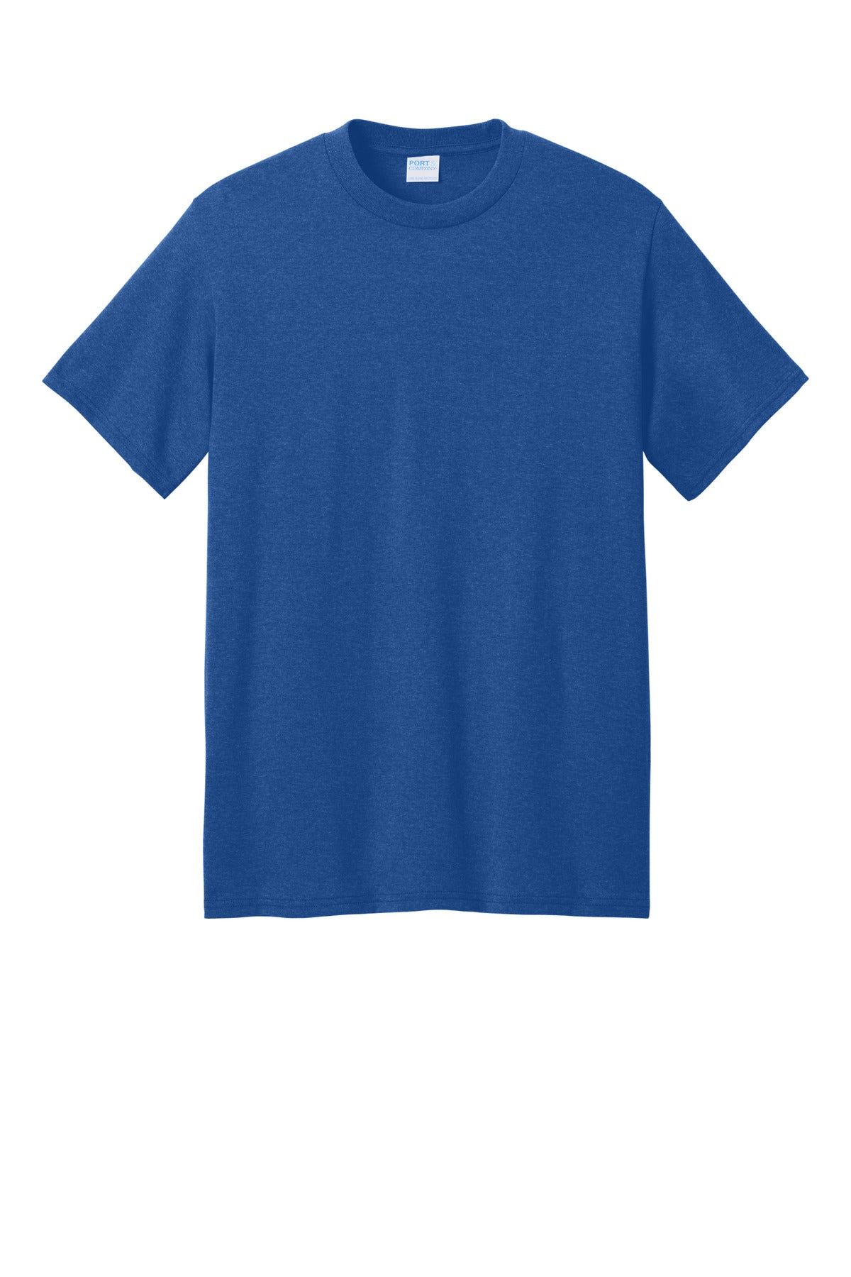 Custom Embroidered Port & Co T-Shirts  in True Royal Heather
