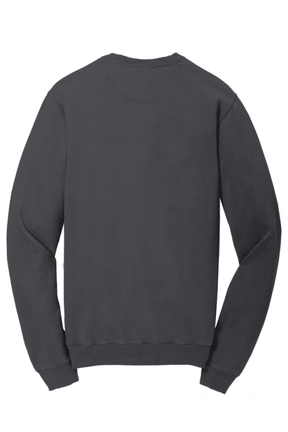Port & Company Beach Wash Garment-Dyed Crewneck Sweatshirt PC098 Coal