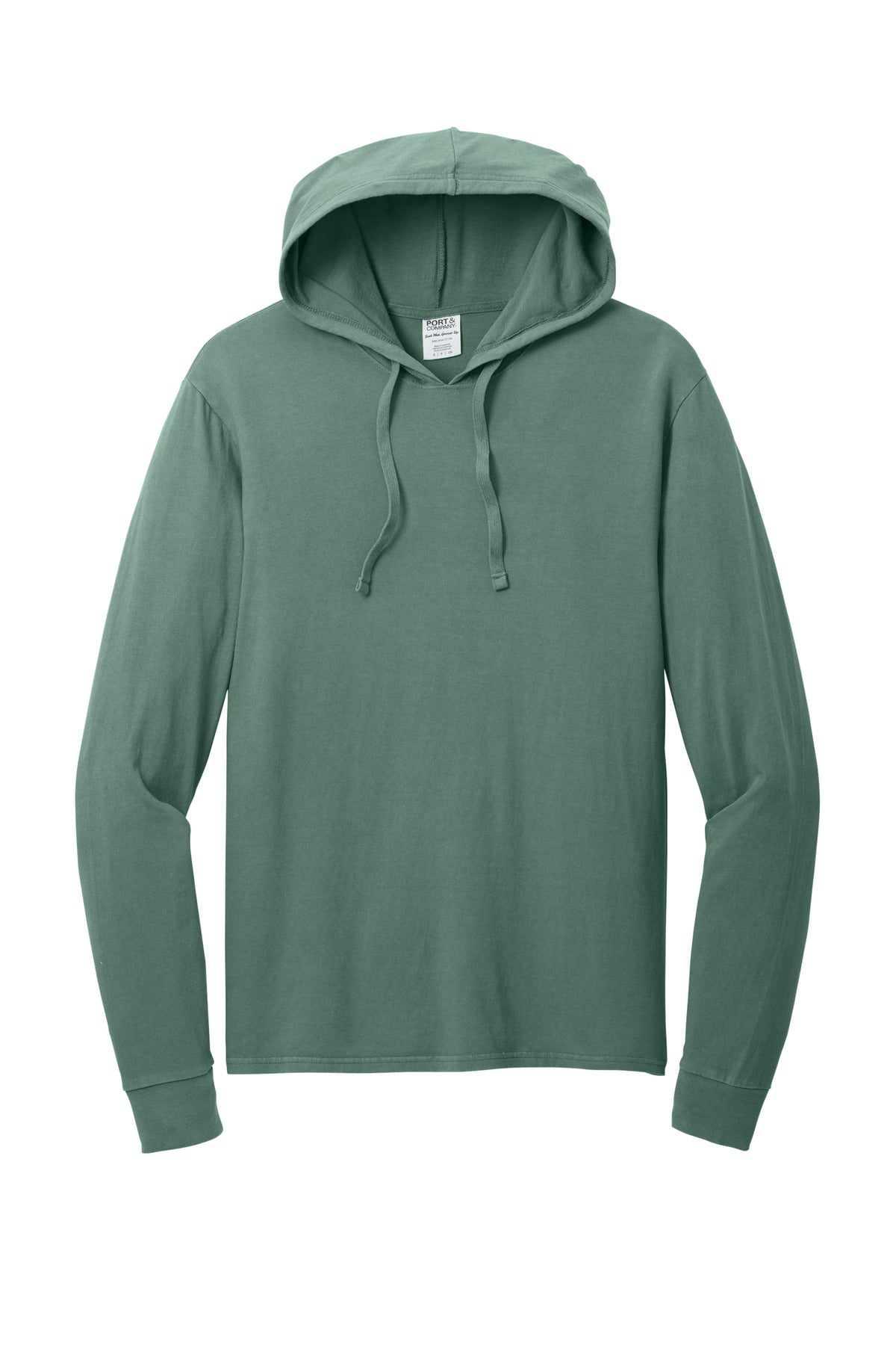 Custom Embroidered Port & Co T-Shirts  in Nordic Green