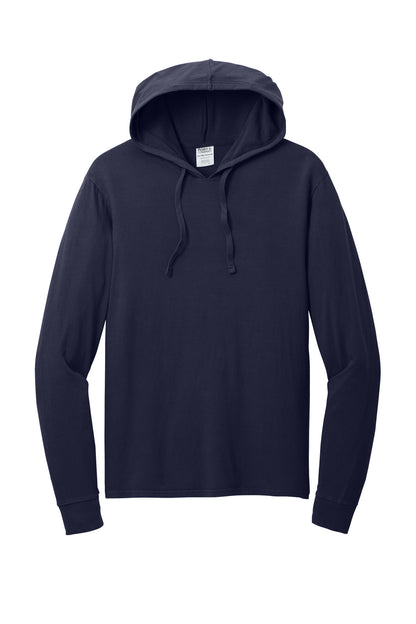 Custom Embroidered Port & Co T-Shirts  in True Navy