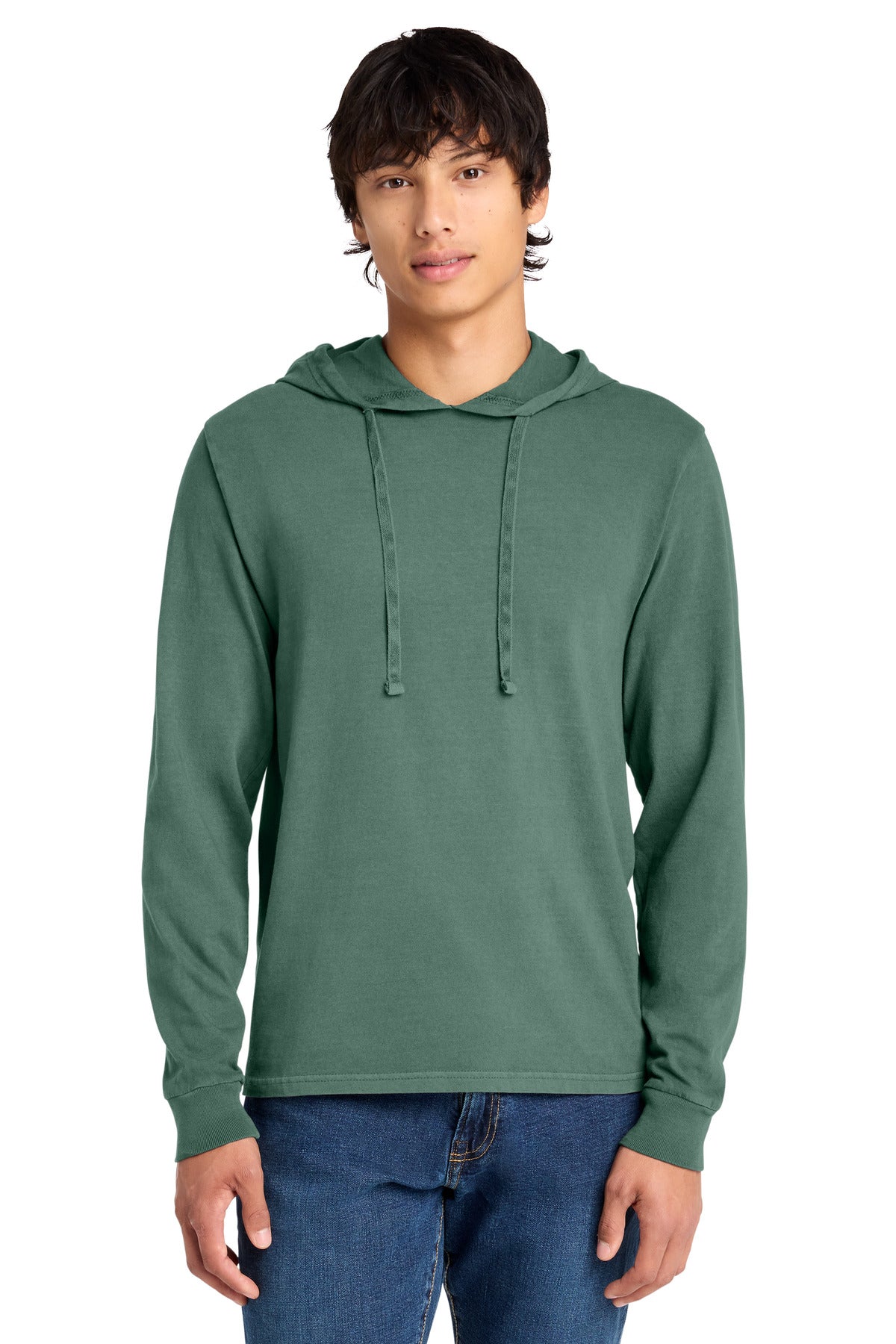 Custom Embroidered Port & Co T-Shirts  in Nordic Green