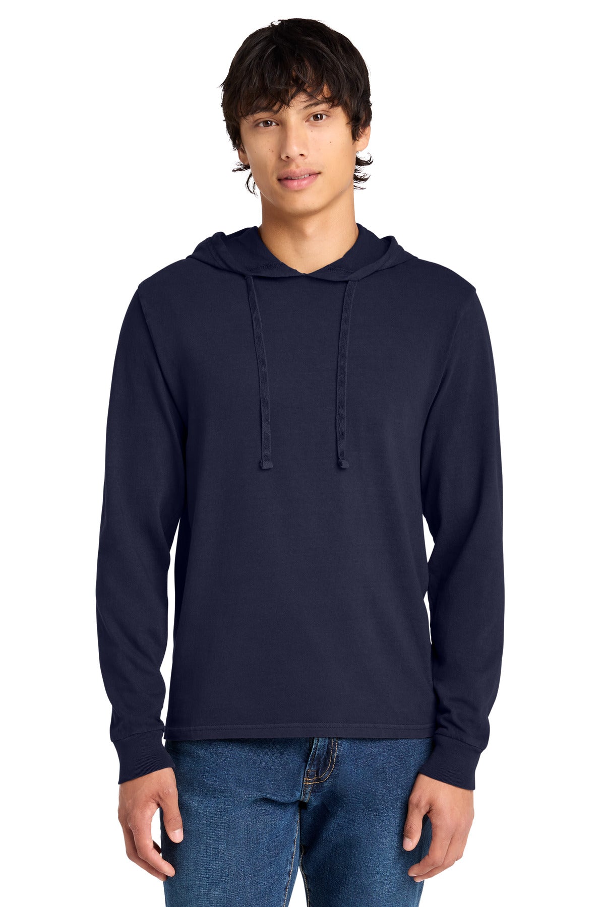 Custom Embroidered Port & Co T-Shirts  in True Navy