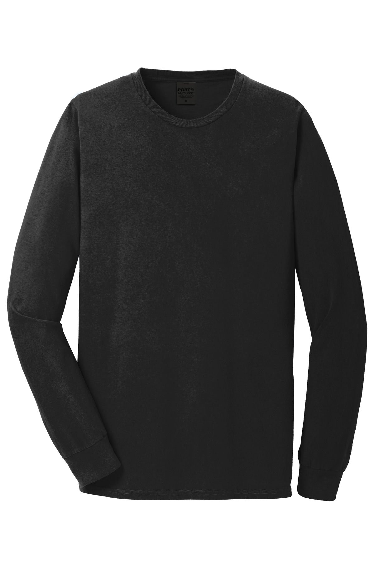 Custom Embroidered Port & Co T-Shirts  in Black