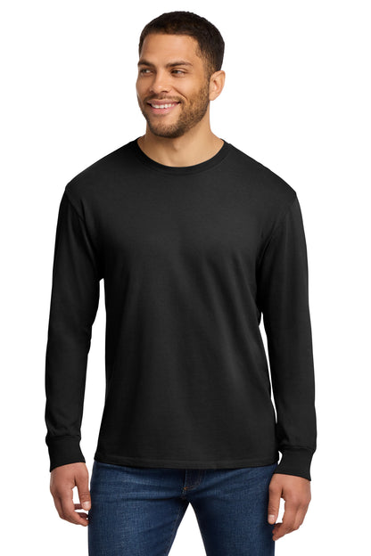 Custom Embroidered Port & Co T-Shirts  in Black