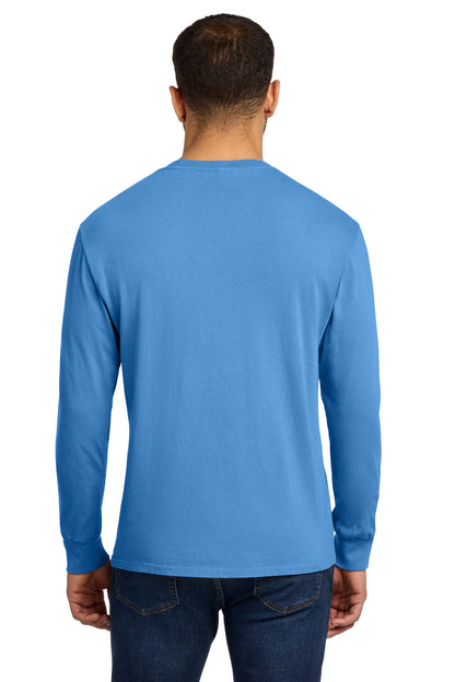 Custom Embroidered Port & Co T-Shirts  in Blue Moon