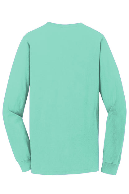 Custom Embroidered Port & Co T-Shirts  in Cool Mint