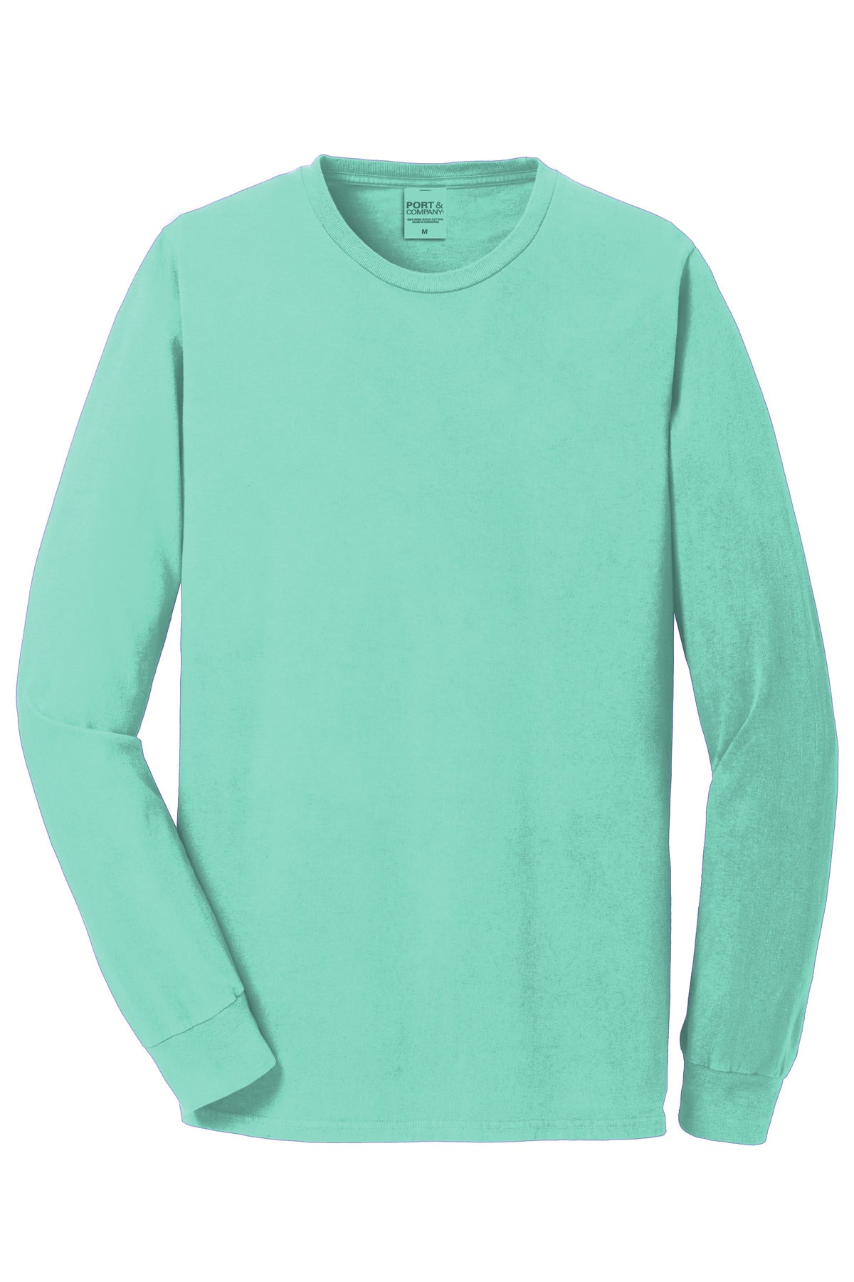 Custom Embroidered Port & Co T-Shirts  in Cool Mint