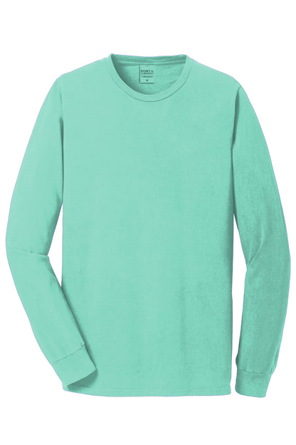 Custom Embroidered Port & Co T-Shirts  in Cool Mint