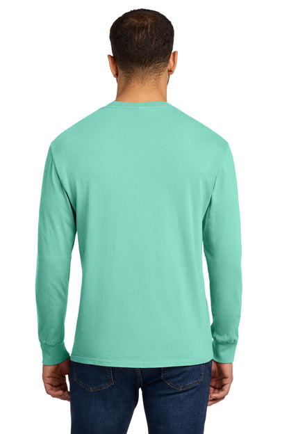Custom Embroidered Port & Co T-Shirts  in Cool Mint