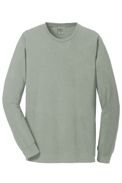 Custom Embroidered Port & Co T-Shirts  in Dove Grey