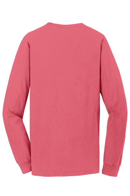 Custom Embroidered Port & Co T-Shirts  in Fruit Punch