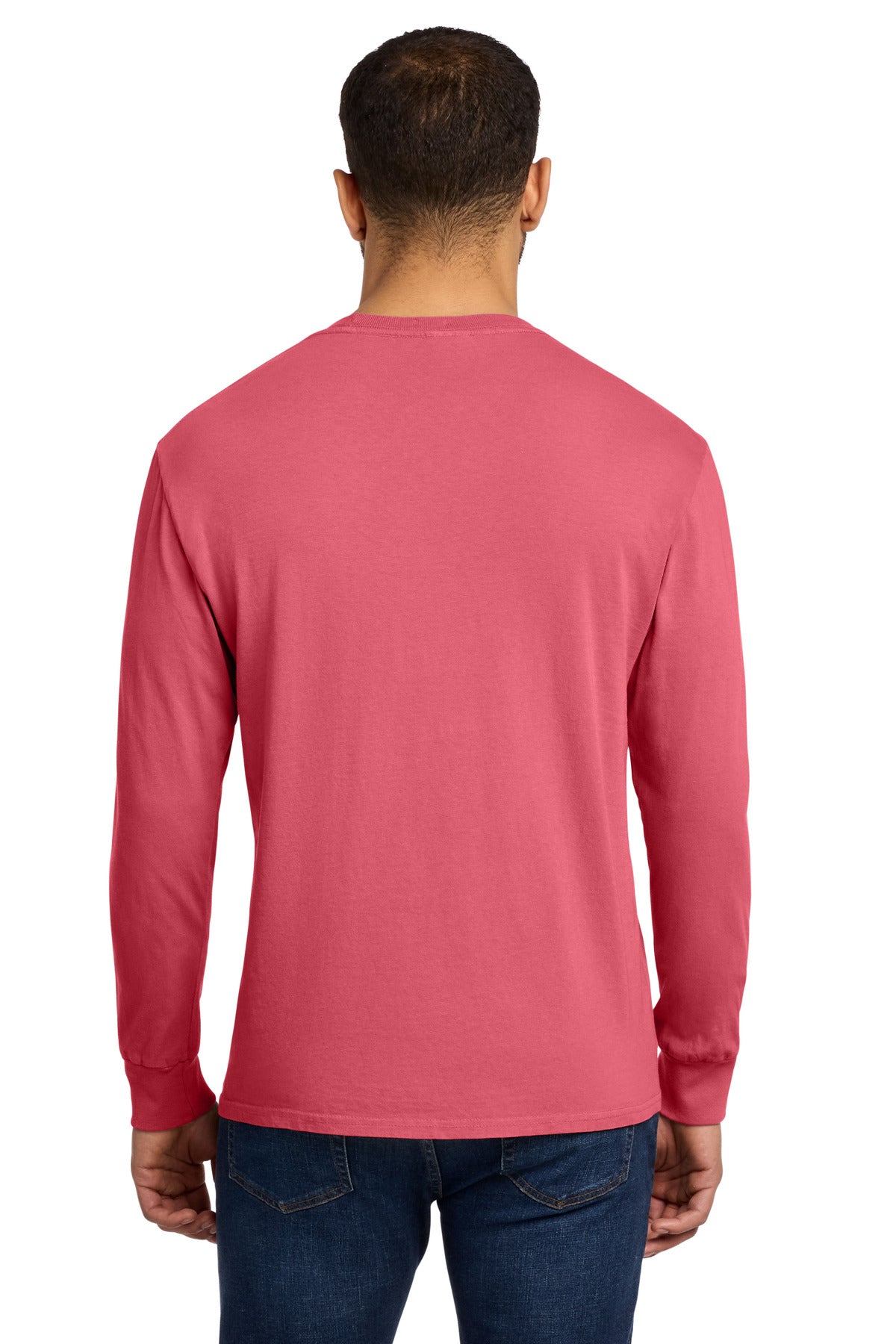 Custom Embroidered Port & Co T-Shirts  in Fruit Punch