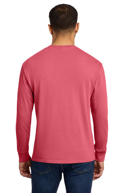 Custom Embroidered Port & Co T-Shirts  in Fruit Punch